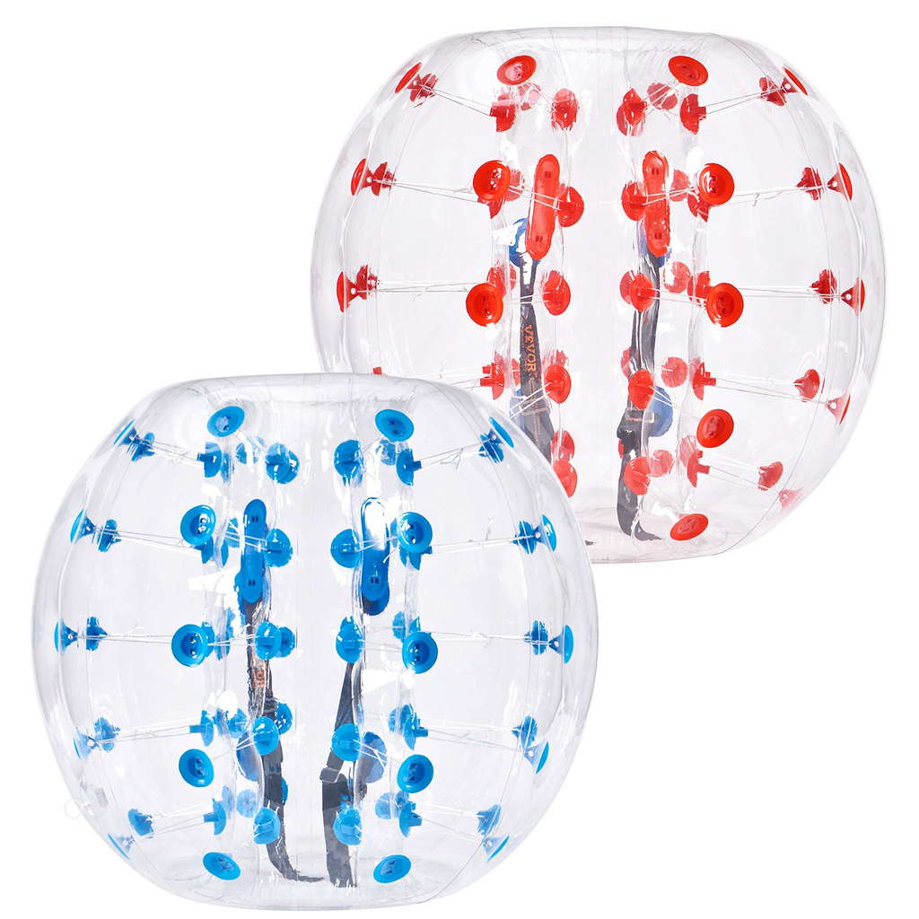 VEVOR - Paquete de 2 pelotas de parachoques inflables 1,2 m/4 pies 0,8 mm de grosor de PVC