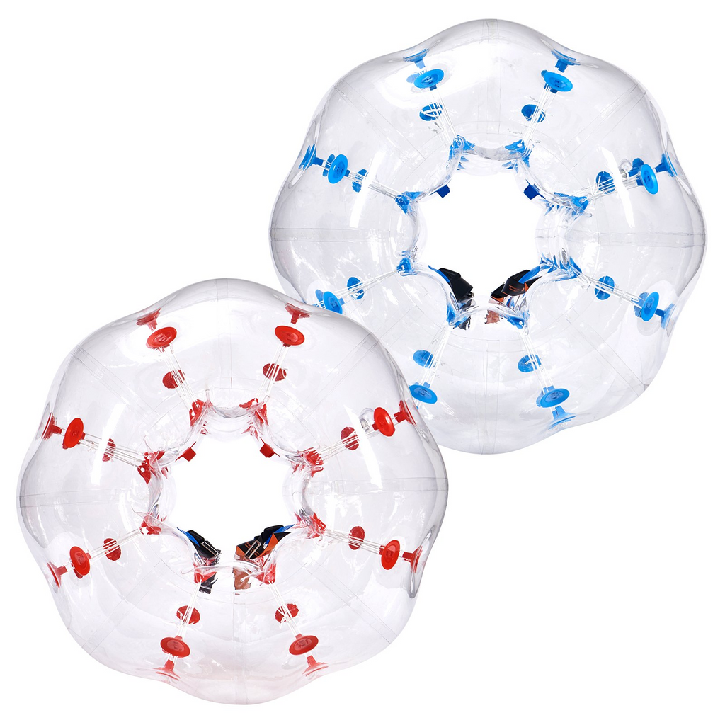VEVOR - Paquete de 2 pelotas de parachoques inflables 1,2 m/4 pies 0,8 mm de grosor de PVC