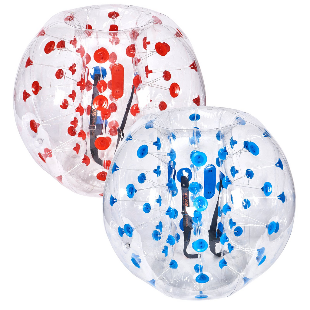 VEVOR - Paquete de 2 pelotas de parachoques inflables 1,2 m/4 pies 0,8 mm de grosor de PVC