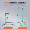 VEVOR soporte para barra de dominadas con altura ajustable de 2 niveles capacidad de peso de 220 libras