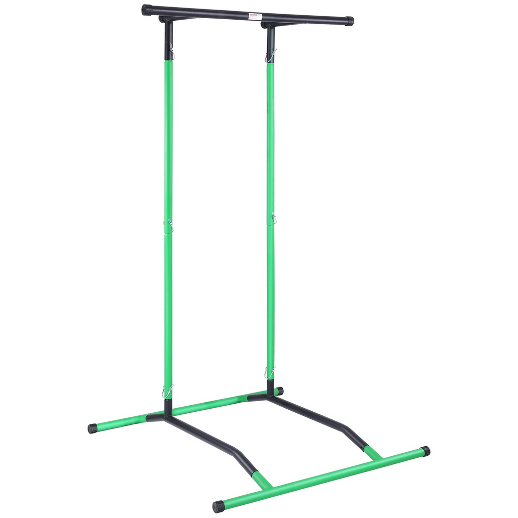 VEVOR soporte para barra de dominadas con altura ajustable de 2 niveles capacidad de peso de 220 libras