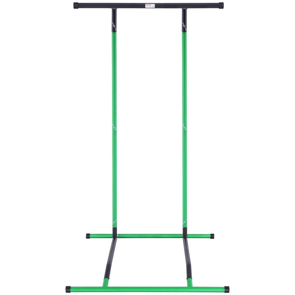 VEVOR soporte para barra de dominadas con altura ajustable de 2 niveles capacidad de peso de 220 libras