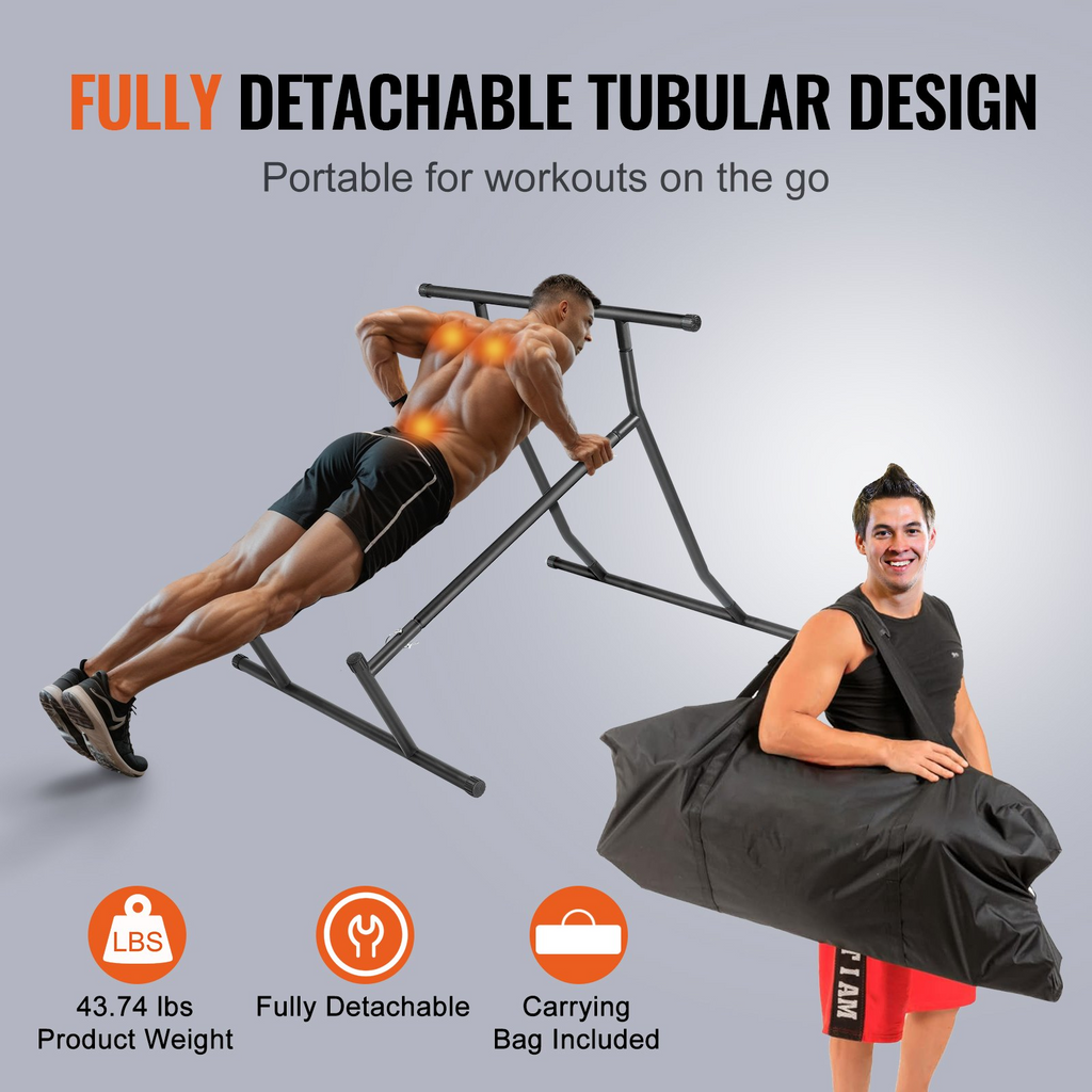 Soporte para barra de dominadas con altura ajustable de 2 niveles capacidad de peso de 220 libras color negro