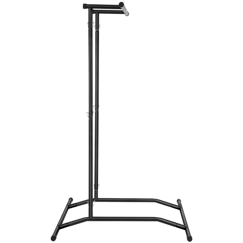 Soporte para barra de dominadas con altura ajustable de 2 niveles capacidad de peso de 220 libras color negro