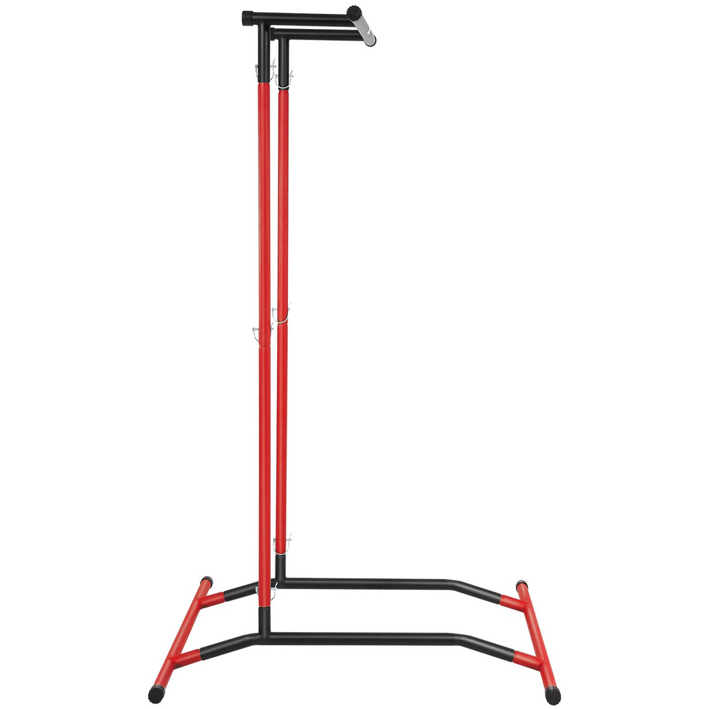 VEVOR soporte para barra de dominadas con altura ajustable de 2 niveles capacidad de peso de 220 libras