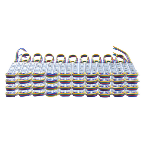 VEVOR 80 luces LED para escaparates 41 pies módulo de luces LED 5050 SMD 3 LED RGB que cambian de color