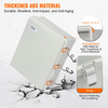 VEVOR Caja de conexiones eléctricas para exteriores, 13,78 x 9,84 x 5,90 pulgadas, caja de plástico ABS con tapa con bisagras y pestillo de acero inoxidable, resistente al agua y al polvo IP67.