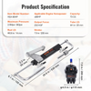 Kit de dirección hidráulica fueraborda VEVOR 90 HP