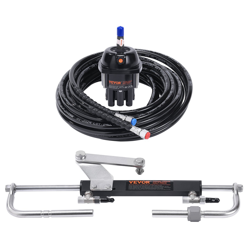 Kit de dirección hidráulica fueraborda VEVOR 90 HP