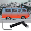 Juego de conductos para calentadores diésel VEVOR de 3" tubo de escape de acero inoxidable de 1", 2 salidas de aire conector de salida de aire en T y abrazaderas de manguera para calentadores de estacionamiento diésel de 2KW/5KW/8KW