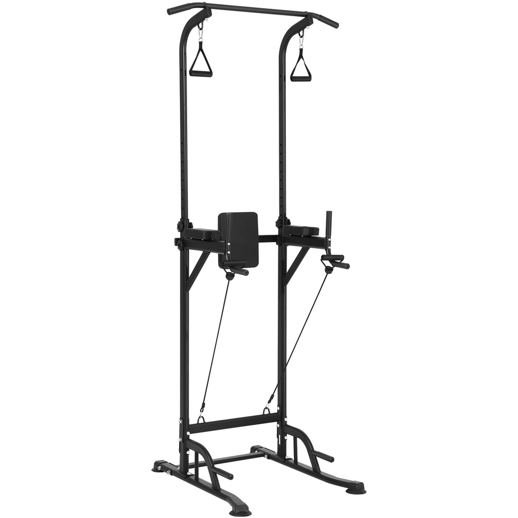 Soporte de barra de dominadas ajustable en altura de 10 niveles 440 libras