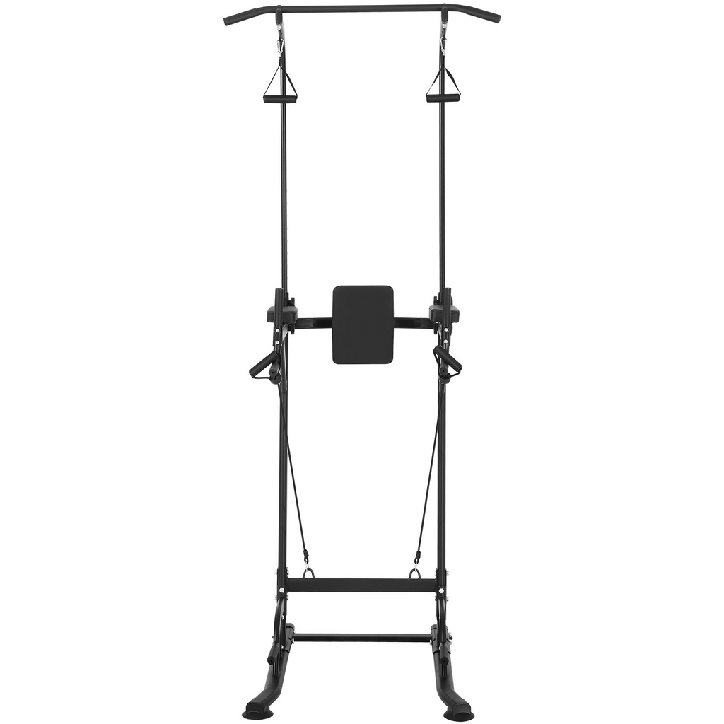 Soporte de barra de dominadas ajustable en altura de 10 niveles 440 libras