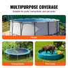 VEVOR Cubierta de piscina redonda de 15 pies