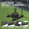 VEVOR Trineo de entrenamiento con pesas para placas de pesas de 2" color negro