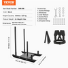 VEVOR Trineo de entrenamiento con pesas para placas de pesas de 2" color negro
