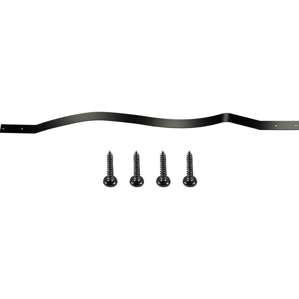 Barandilla de cubierta de hierro paquete de 51 balaustres de metal para cubierta de escalera de 32,25" x 1" con tornillos barandilla de cubierta de madera y compuesta