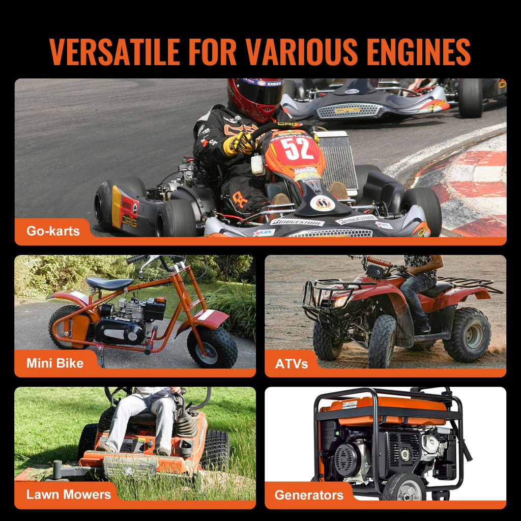 Convertidor de par para karts VEVOR  kit de embrague para karts de 3/4" de la serie 30 con correa de transmisión