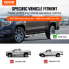 Estribos VEVOR barras de 6" compatibles con Chevy Silverado/GMC Sierra 1500 Crew Cab 2007-2018/2500HD 3500HD 1500 LD 2019 capacidad de 500 libras