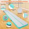VEVOR Colchoneta inflable para gimnasia 4 pulgadas de grosor