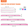 Colchoneta inflable de 4 pulgadas con bomba eléctrica para gimnasio yoga porristas playa y agua 20 pies color rosa