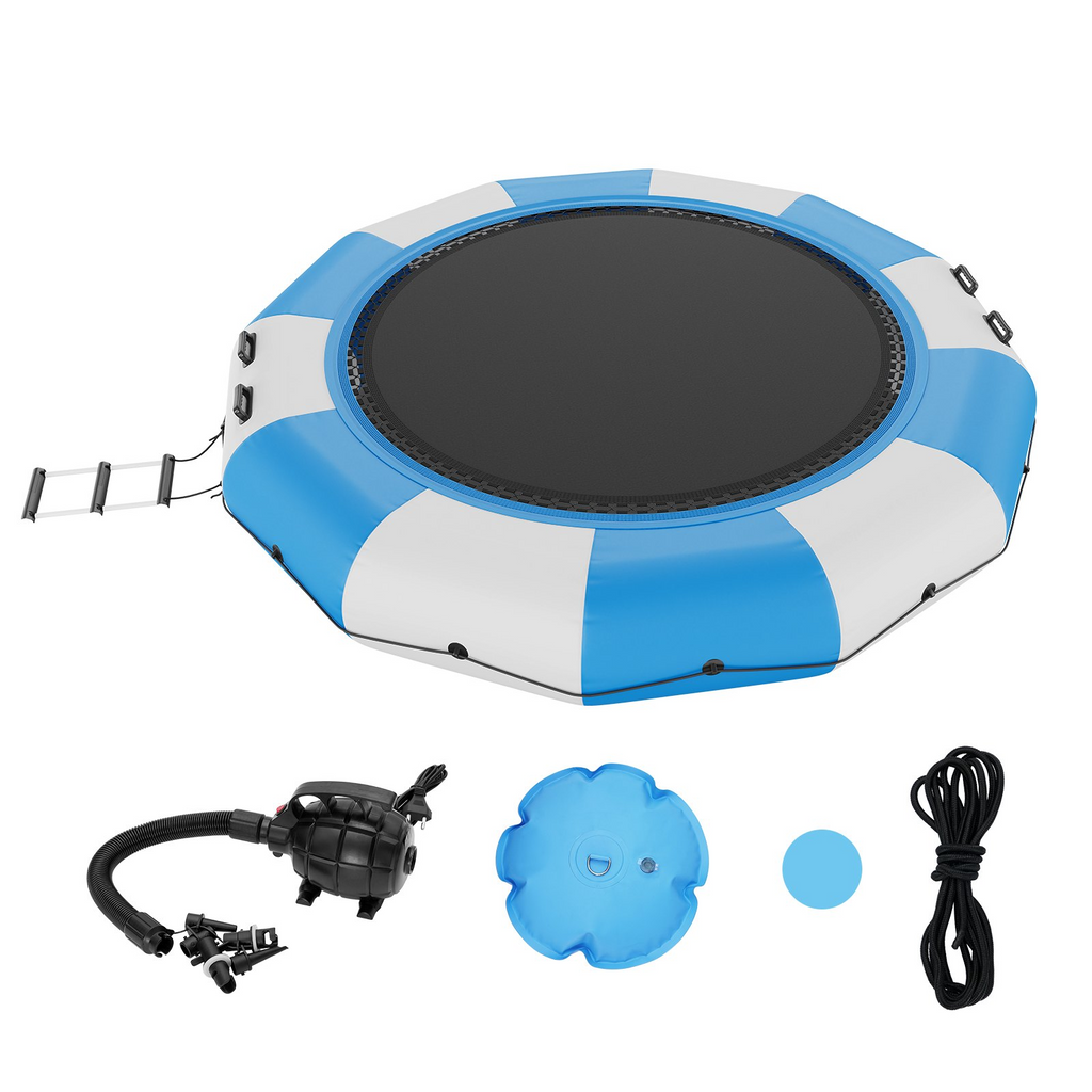 VEVOR - Trampolín acuático inflable de 13 pies para uso recreativo