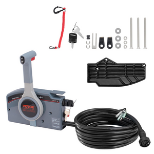 Control de aceleración para barco VEVOR para Yamaha de 4 tiempos arnés de 16,6 pies de 10 pines y cordón