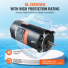 Motor de bomba de piscina VEVOR de 1,5 HP 3450 RPM 60 Hz