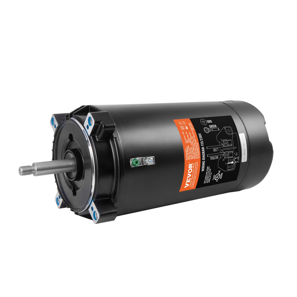 Motor de bomba de piscina VEVOR de 1,5 HP 3450 RPM 60 Hz