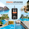 Motor de bomba de piscina VEVOR de 1 HP marco 56J 115 V (9,8 amperios)/230 V (4,9 amperios) 3450 RPM 60 Hz 1,4 capacitor de 90 μF/250 V