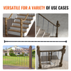 VEVOR - Barandilla de metal para escaleras 44'' x 1/2'' balaustres decorativos de acero galvanizado paquete de 10