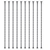 VEVOR - Barandilla de metal para escaleras 44'' x 1/2'' balaustres decorativos de acero galvanizado paquete de 10