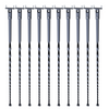 VEVOR - Barandilla de metal para escaleras 44'' x 1/2'' balaustres decorativos de acero galvanizado paquete de 10