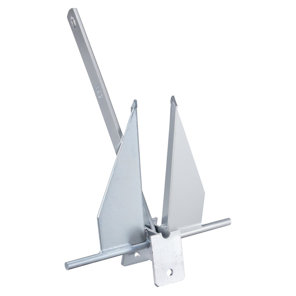 Kit de ancla estilo Fluke de VEVOR de 13 libras con cadena de 7,9 pies cuerda de 101 pies y dos grilletes de 0,4 pulgadas