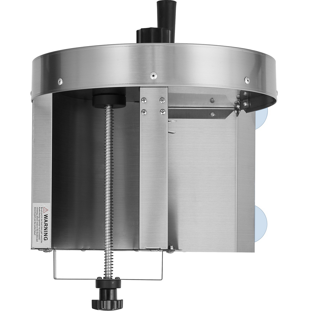 VEVOR Cortadora manual de frutas y verduras ajustable de 0 a 0,5"/0 a 12 mm de grosor con 2 cuchillas de repuesto