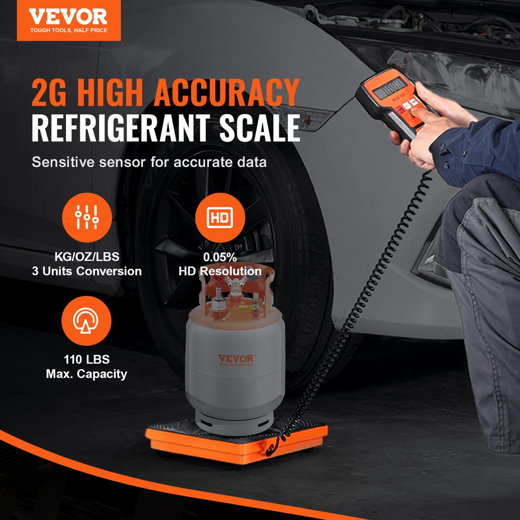 Báscula para refrigerante VEVOR de 110 libras