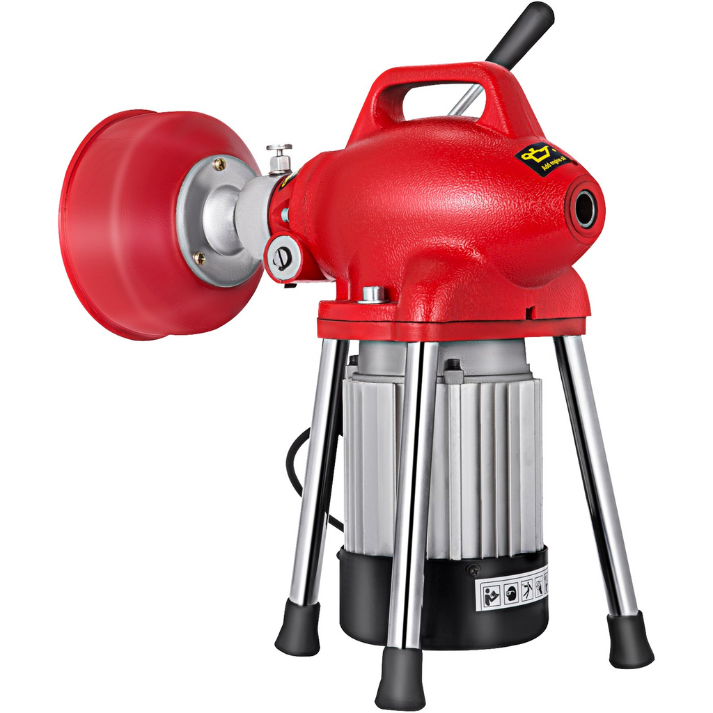 Desatascador de desagües eléctrico 12.5 MTS X 3/5  de 250 W, máquina de limpieza de tuberías con cortador  JH2