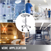 VEVOR Carro médico de 26,77" a 42,91" de altura ajustable