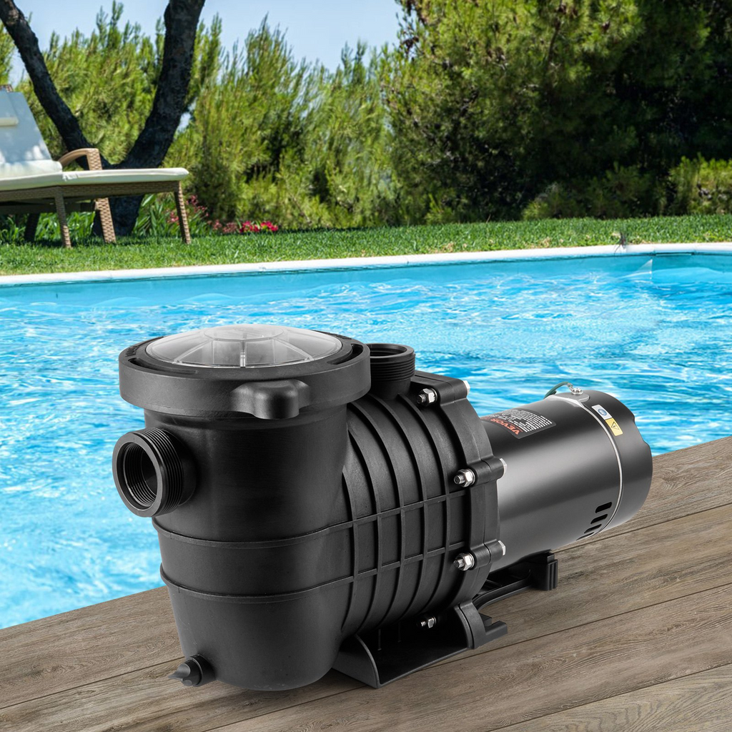 Bomba para piscina elevada VEVOR 1,5 HP 100 GPM 110 V/240 V 3450 RPM
