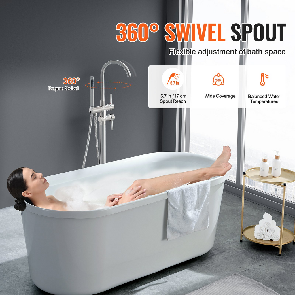 Grifo de bañera independiente VEVOR