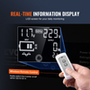 Inversor de onda sinusoidal pura VEVOR 3000 vatios de CC 12 V a CA 120 V con 2 salidas de CA 2 puertos USB 1 puerto tipo C pantalla LCD y control remoto