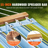 Hamaca de tela acolchada doble VEVOR con barra separadora de madera dura y almohada desmontable