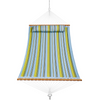 Hamaca de tela acolchada doble VEVOR con barra separadora de madera dura y almohada desmontable
