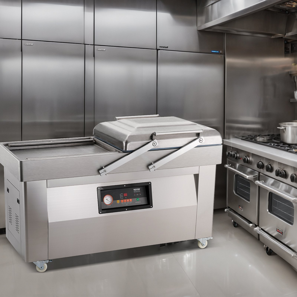 Selladora al vacío de cámara VEVOR potencia de sellado de 1200 W