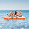 VEVOR Muelle flotante inflable de 8 x 6 pies
