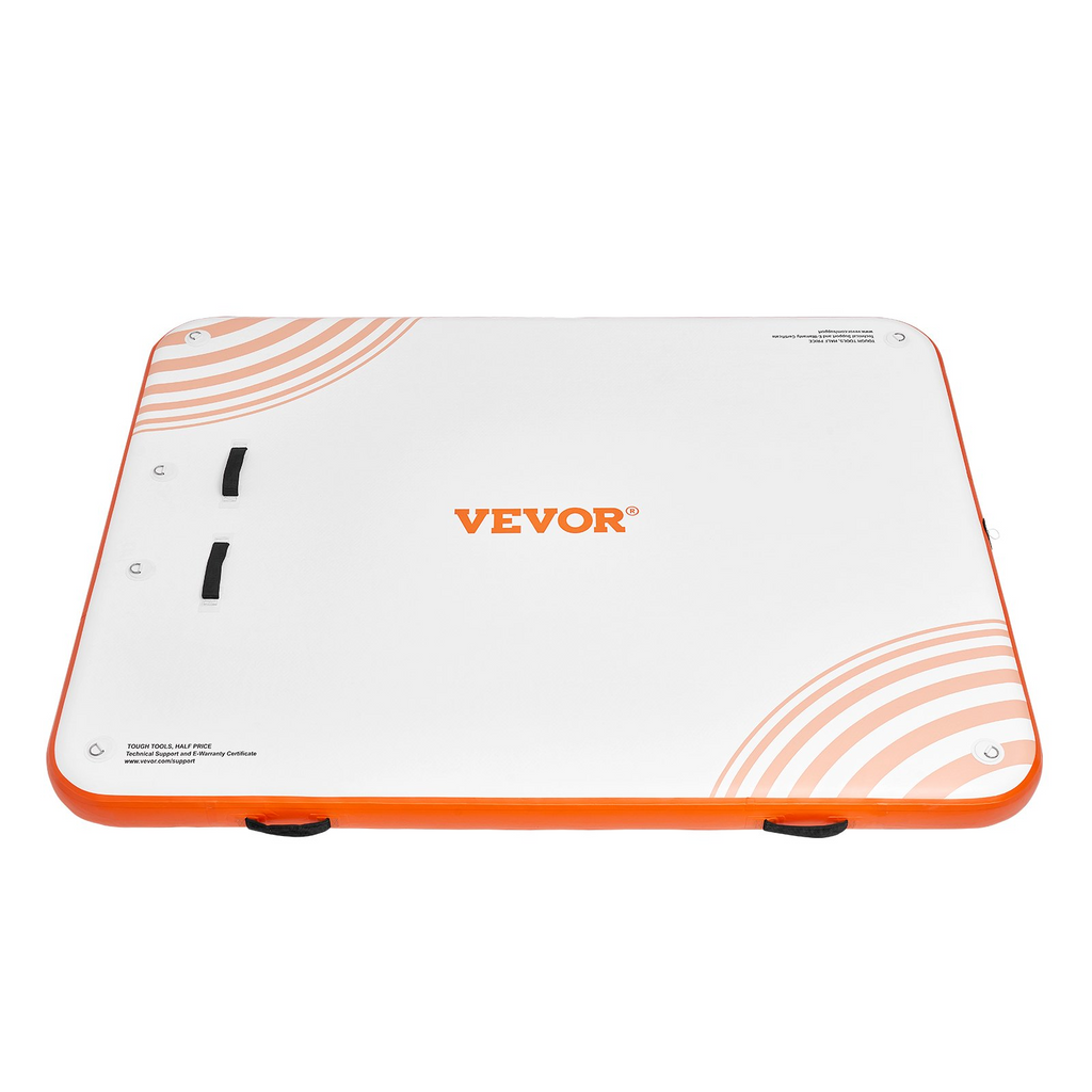 VEVOR Muelle flotante inflable de 8 x 6 pies