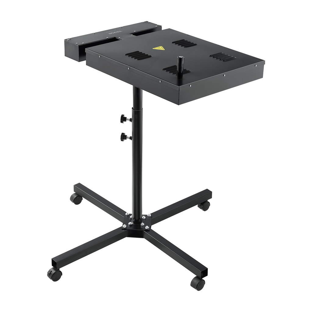 Secadora flash VEVOR de 16 x 16 pulgadas para serigrafía con soporte de altura ajustable rotación de 360°