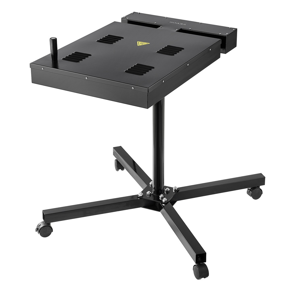 Secadora flash VEVOR de 16 x 16 pulgadas para serigrafía con soporte de altura ajustable rotación de 360°
