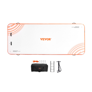 VEVOR Muelle flotante inflable de 15 x 6 pies