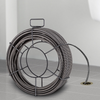 Cable de limpieza de desagües VEVOR de 15mts  x 1/2 pulgada, cable de núcleo sólido, cable de alcantarillado, barrena de drenaje, limpiador de cables, serpiente, tubería de obstrucción, cable de limpieza de desagües JH2