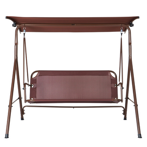 VEVOR - Columpio de exterior para 3 personas con dosel ajustable